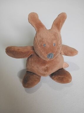 NATTOU Bonnie and Susie Brown Bunny Rabbit Soft Plush Stuffed Animal Comfort Toy